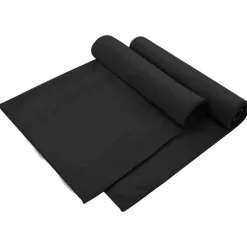 New vidaXL Utomhus Stols Handdukar 2 pcs 130 x 60 cm Svart