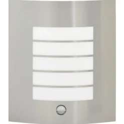 New vidaXL Utomhus vägglampa Silver 23,5 x 9 x 26 cm Rostfritt stål