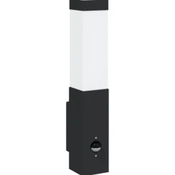 vidaXL Utomhus vägglampa 10.5 x 6 x 33 cm Svart
