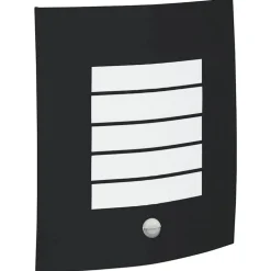 vidaXL Utomhus vägglampa Svart 23,5 x 9 x 26 cm