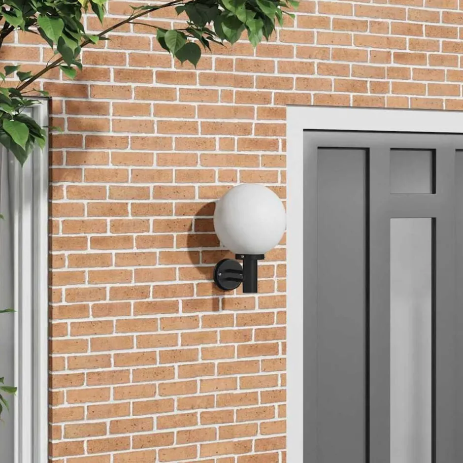 Online vidaXL Utomhus vägglampa 28 x 25 x 38 cm Svart