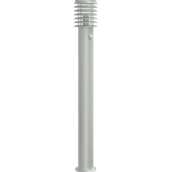 Discount vidaXL Utomhusgolvlampa med sensor 110 cm rostfritt stål Silver