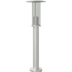 Clearance vidaXL Utomhusgolvlampa 60 cm rostfritt stål Silver