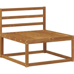 vidaXL Utomhussoffset 10 pcs Naturfärg Massivt Akaciaträ