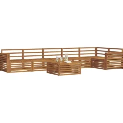 Sale vidaXL Utomhussoffset 7 pcs Massivt Akaciaträ Naturfärg