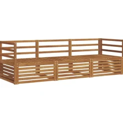 Sale vidaXL Utomhussoffset 3 pcs Massivt Akaciaträ Naturfärg