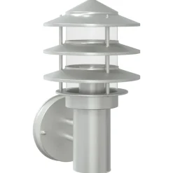 Clearance vidaXL Utomhusvägglampa 2 st rostfritt stål Silver
