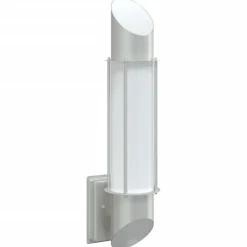 Outlet vidaXL Utomhusvägglampa 2 st rostfritt stål Silver