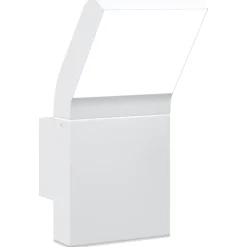 vidaXL Utomhusvägglampa LED vit gjuten aluminium