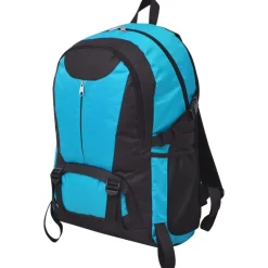 Clearance vidaXL Vandringsryggsäck 40 L svart och Blå