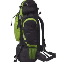 Discount vidaXL Vandringsryggsäck XXL 75 L svart och Grön