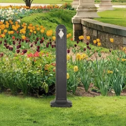 Sale vidaXL Vattenpost stenimitation Antracit