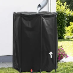 vidaXL Vattentank med kran vikbar 750 L PVC