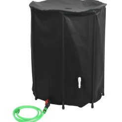 vidaXL Vattentank med kran vikbar 750 L PVC
