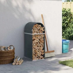 vidaXL Vedhållare antracit 40x45x100 cm galvaniserat stål