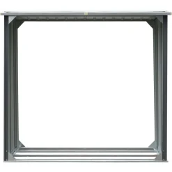 Outlet vidaXL Vedskjul galvaniserat stål 172x91x154 cm Grå