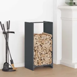 vidaXL Vedställ antracit 40x30x80 cm kallvalsat stål