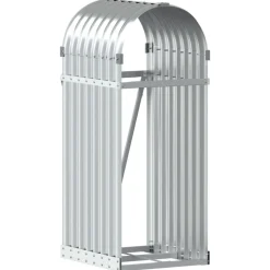 vidaXL Vedställ silver 40x45x100 cm galvaniserat stål