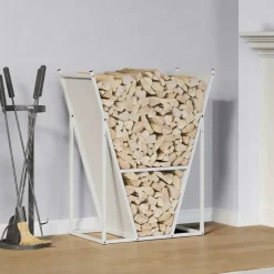 vidaXL Vedställ vit 69,5x35x81 cm kallvalsat stål