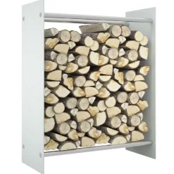 vidaXL Vedställ vit 80x35x100 cm härdat glas