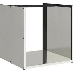 Hot vidaXL Vedställ 40x40x40 cm Rostfritt stål