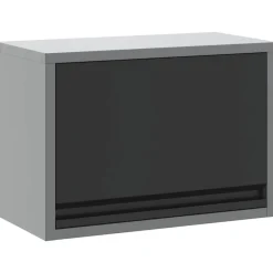 Best vidaXL Verktygsskåp med lagring och Grå 50 x 25 x 35 cm Svart