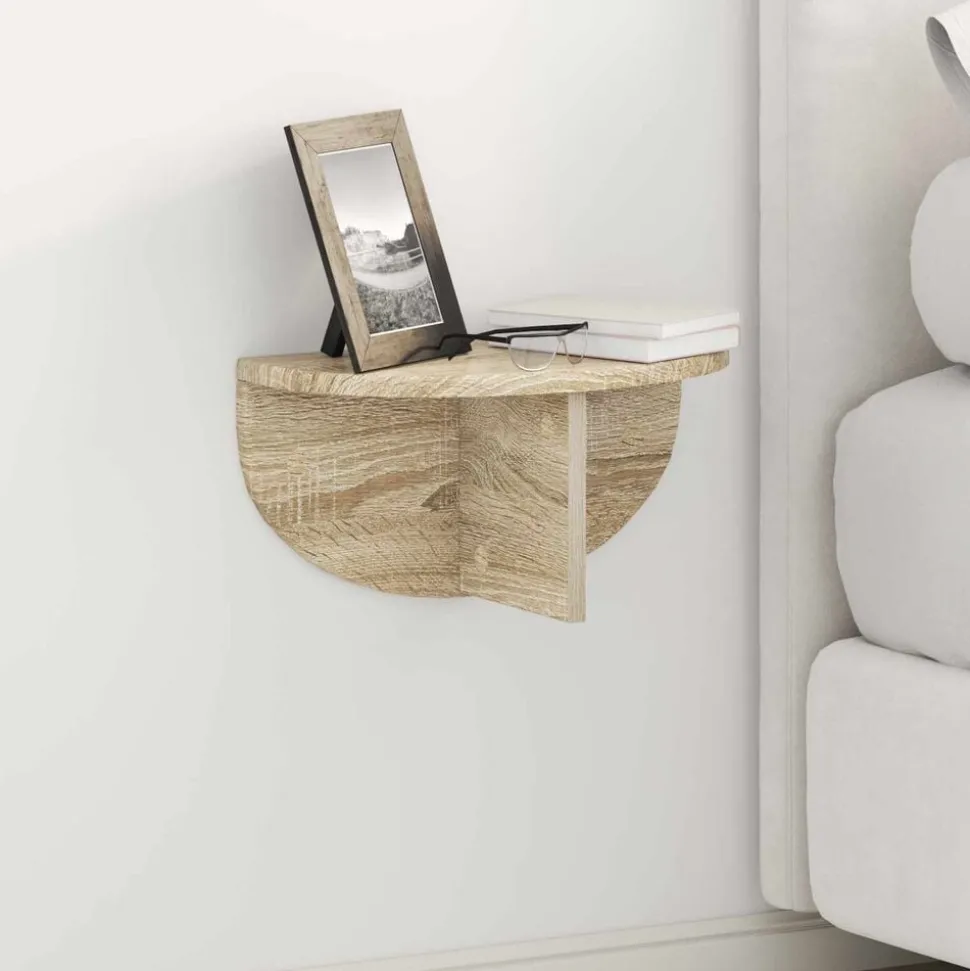 vidaXL Vägg hylla Sonoma-ek 38 x 19 x 19 cm Konstruerat trä