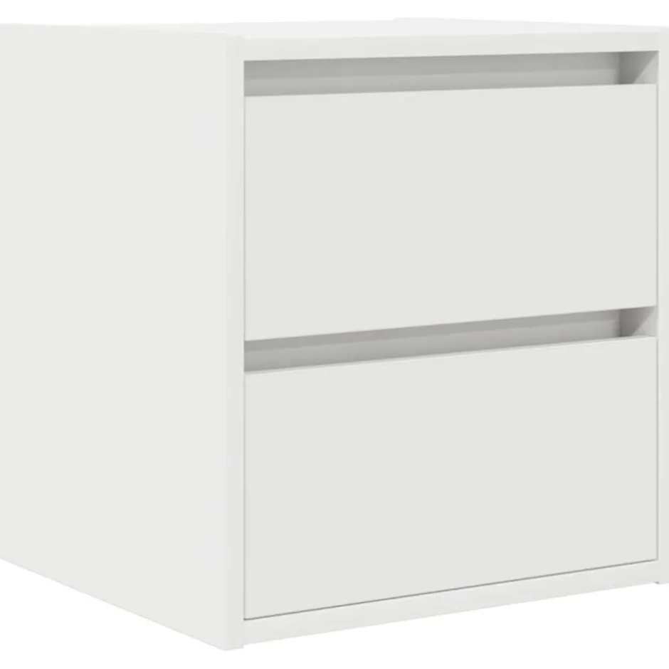 Clearance vidaXL Vägghängt sängskåp t 38x34x40 cm Vit