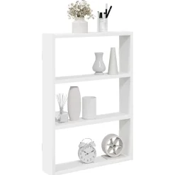 Discount vidaXL Vägghylla 43x9x60 cm konstruerat trä Vit