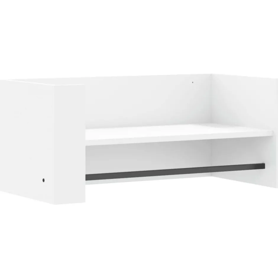 Outlet vidaXL Vägghylla 70,5x35x30,5 cm konstruerat trä Vit