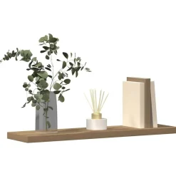 Discount vidaXL Vägghyllor 4 st 40x10x1,5 cm konstruerat trä Artisan ek
