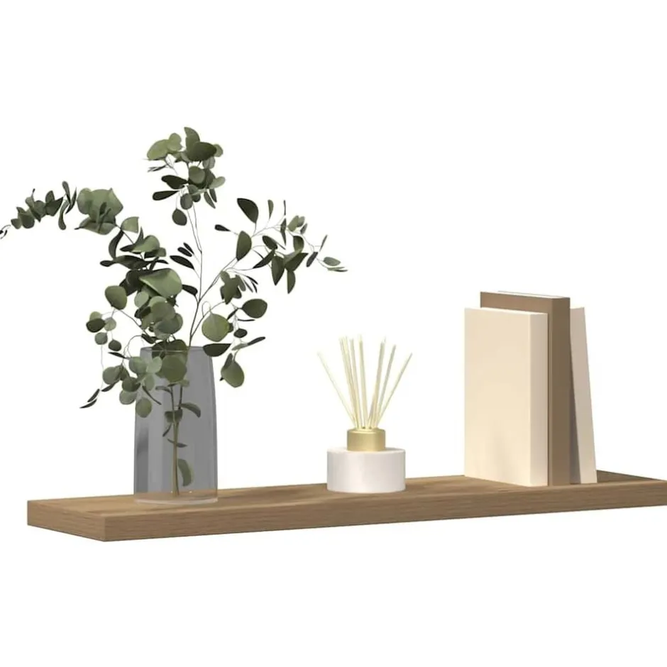 Discount vidaXL Vägghyllor 4 st 40x10x1,5 cm konstruerat trä Artisan ek