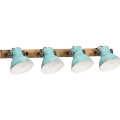 Sale vidaXL Vägglampa 25 W nött 90x25 cm E27 Blå