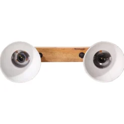 vidaXL Vägglampa 25 W nött röd 45x25 cm E27