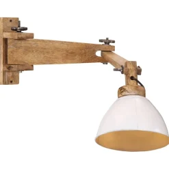 New vidaXL Vägglampa 25 W E27 Vit