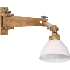 New vidaXL Vägglampa 25 W E27 Vit