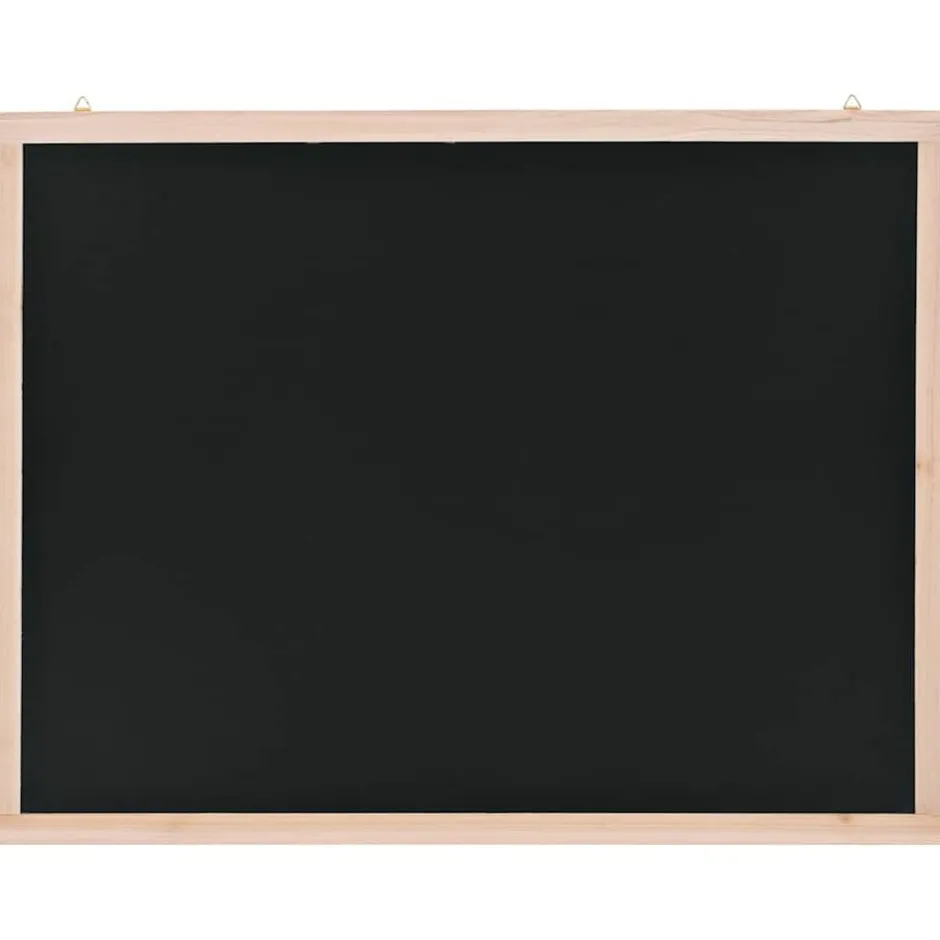 Clearance vidaXL Väggmonterad griffeltavla cedarträ 60x80 cm