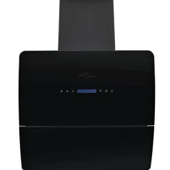 vidaXL Väggmonterad köksfläkt rostfritt stål 756 m³/h 60 cm svart