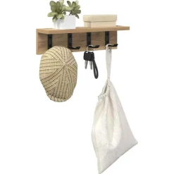 Sale vidaXL Väggmonterad Klädhängare 40 x 10,5 x 10,5 cm artisan ek