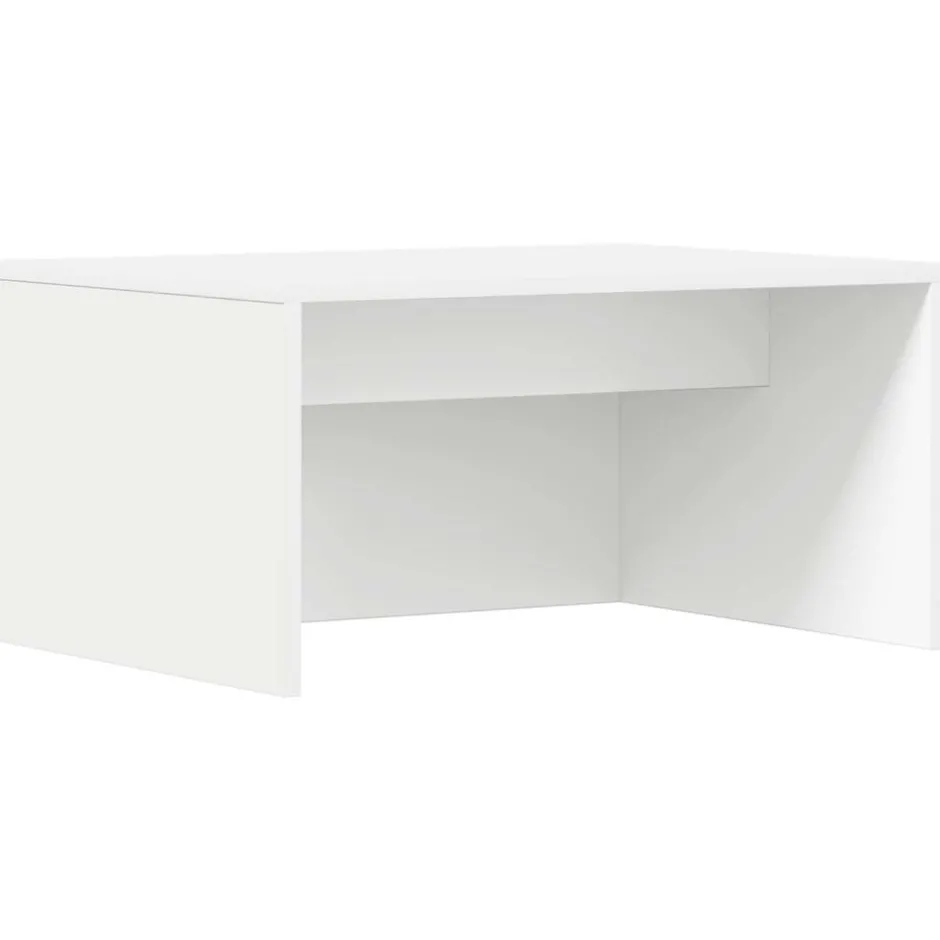 vidaXL Väggmonterat skrivbord 60 x 45 x 30 cm Konstruerat trä Vit