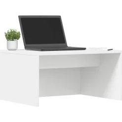vidaXL Väggmonterat skrivbord 60 x 45 x 30 cm Konstruerat trä Vit