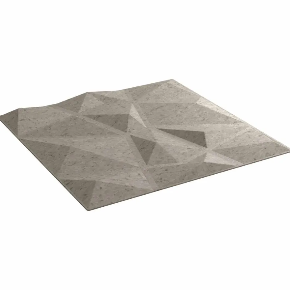 Best vidaXL Väggpaneler 24 pcs 50 x 50 cm XPS Skum Betonggrå