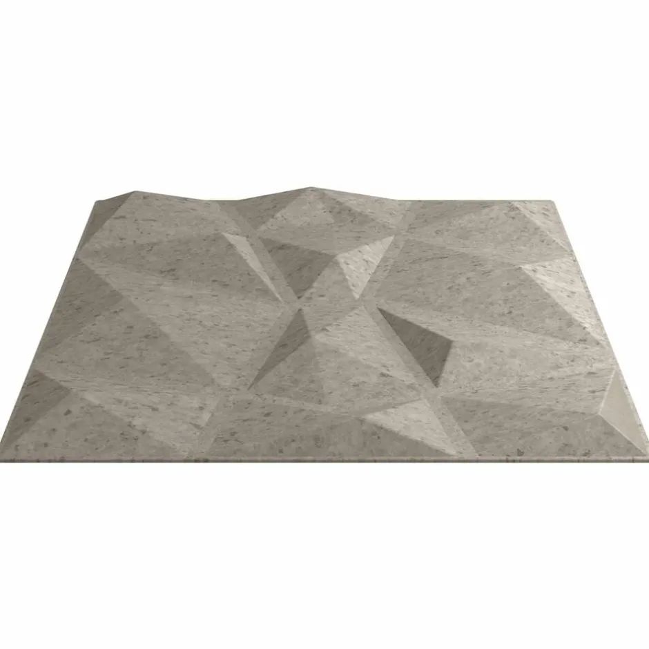 Best vidaXL Väggpaneler 24 pcs 50 x 50 cm XPS Skum Betonggrå