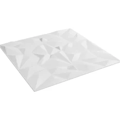 Discount vidaXL Väggpaneler 48 pcs 50 x 50 cm XPS Skum Vit