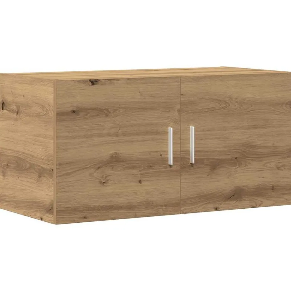 vidaXL Väggskåp artisan ek 80x39x40 cm konstruerat trä