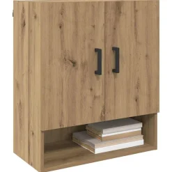 vidaXL Väggskåp artisan ek 60 x 31 x 70 cm Konstruerat trä