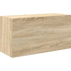 vidaXL Väggskåp för badrum sonoma-ek 60x25x30 cm konstruerat trä