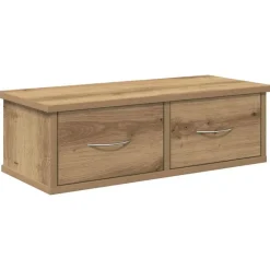 vidaXL Väggskåp hantverksmässig ek 60x26x18,5 cm konstruerat trä