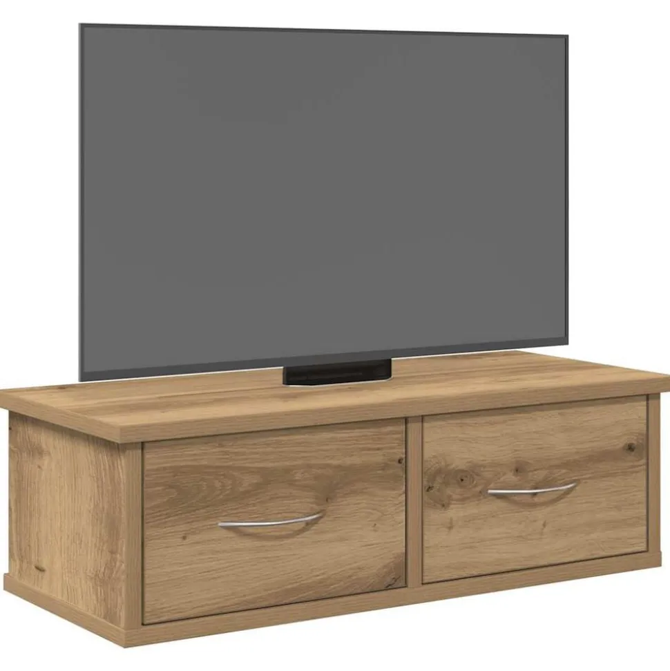 vidaXL Väggskåp hantverksmässig ek 60x26x18,5 cm konstruerat trä