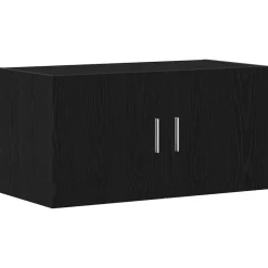 Clearance vidaXL Väggskåp 80x39x40 cm konstruerat trä Svart ek